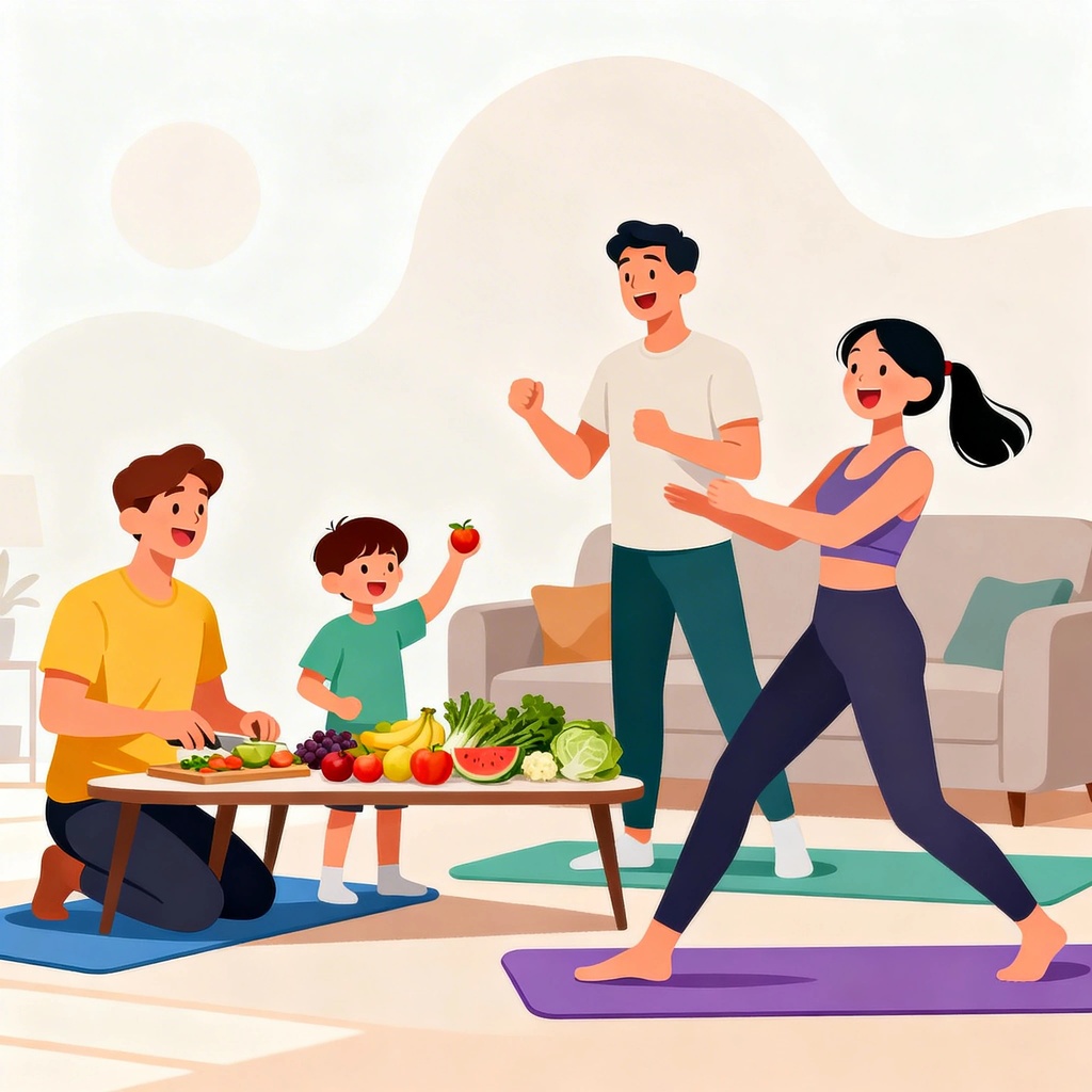 Как да насърчим здравословни навици в семейството